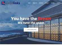 Tablet Screenshot of landlinksdevelopers.com
